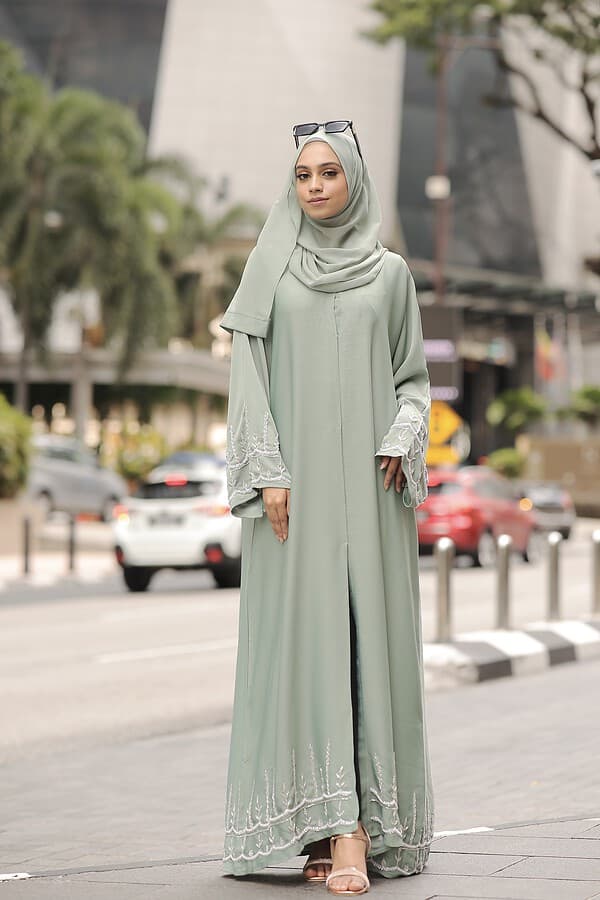 Fadwa Abaya (Topaz Green) - Image 5