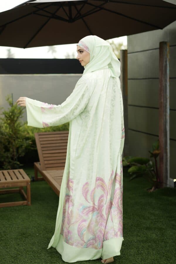 Suha Abaya (Lime Green)