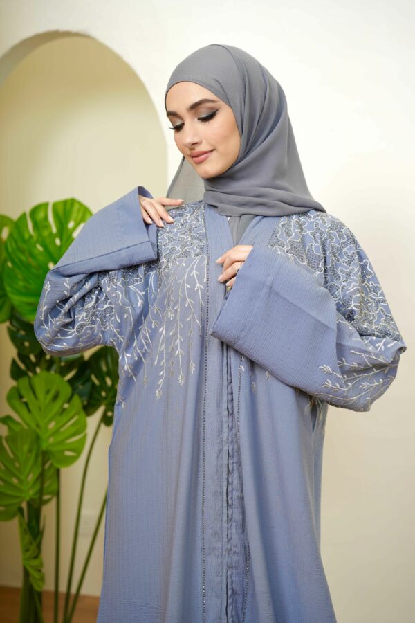 Reha Abaya (Denim Blue) - Image 4
