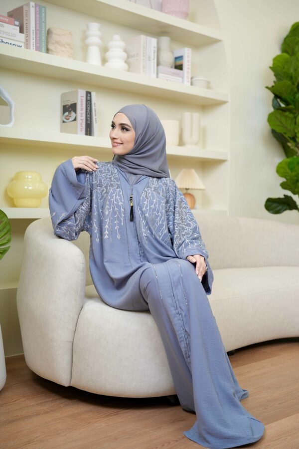 Reha Abaya (Denim Blue) - Image 2