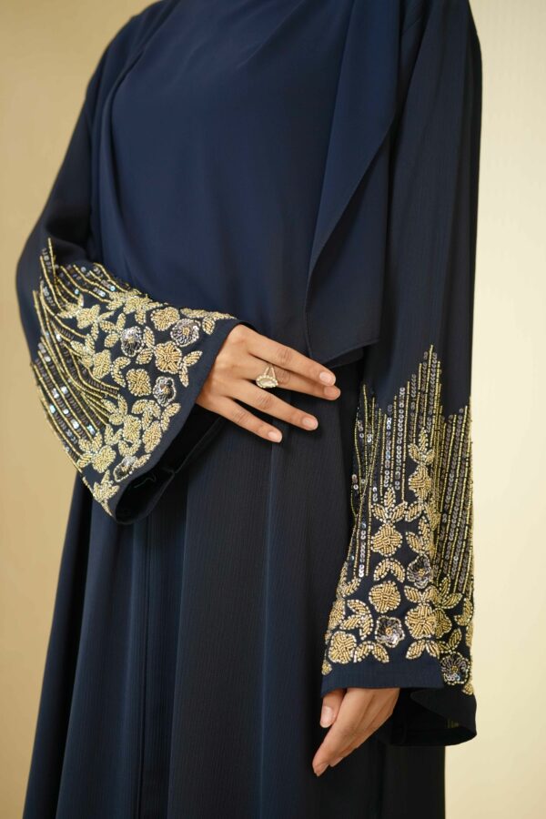 Luna Abaya (Navy Blue) - Image 3