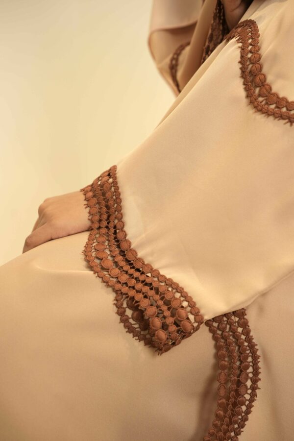 Wajiha Abaya (Mocha Brown) - Image 5