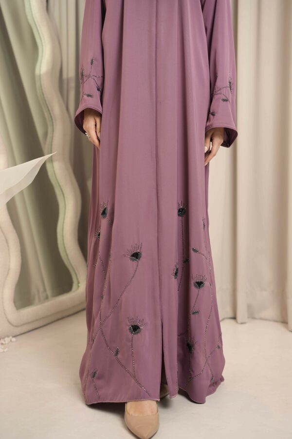 Fatma Abaya (Dusty Lilac) - Image 3