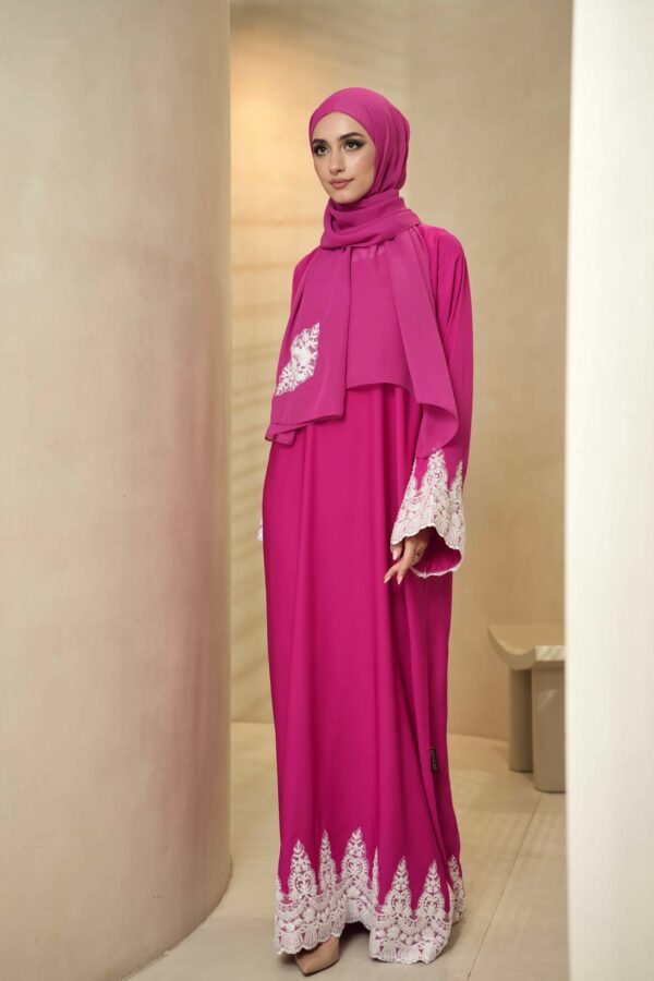 Inara Abaya (Fuschia) - Image 3