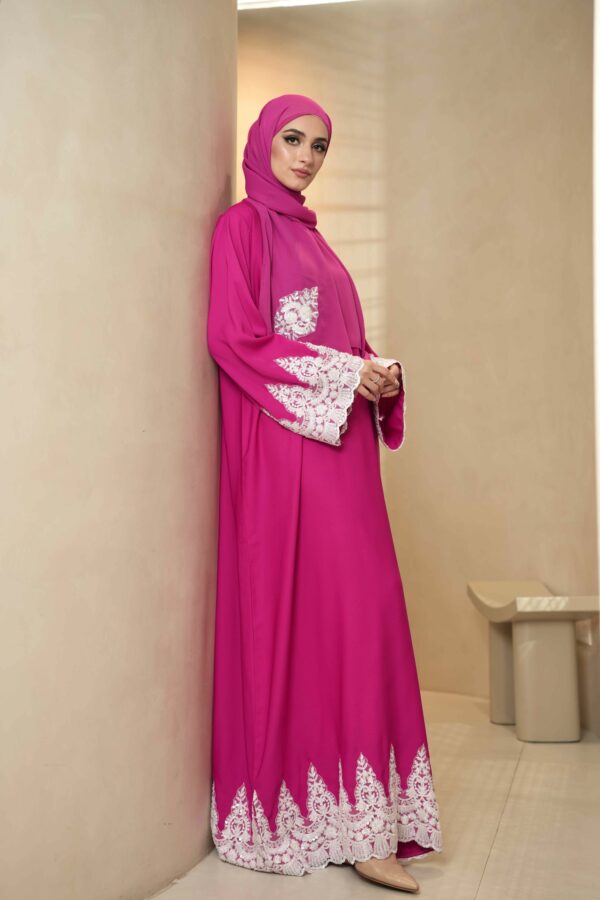 Inara Abaya (Fuschia)