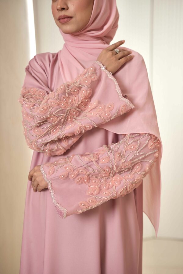 Hana Abaya (Soft Pink) - Image 4