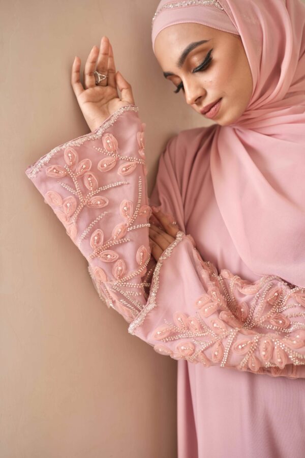 Hana Abaya (Soft Pink) - Image 5