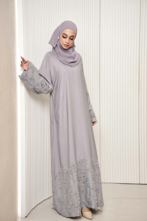 Maya Abaya (Grey) - Image 5