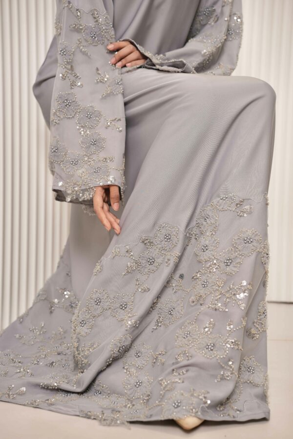 Maya Abaya (Grey) - Image 3