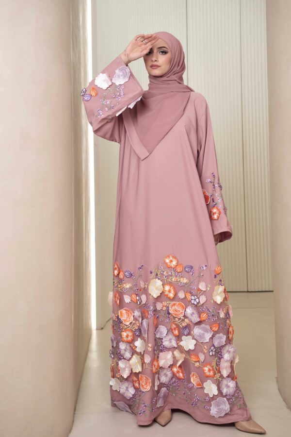 Hawa Abaya (Light Mauve)