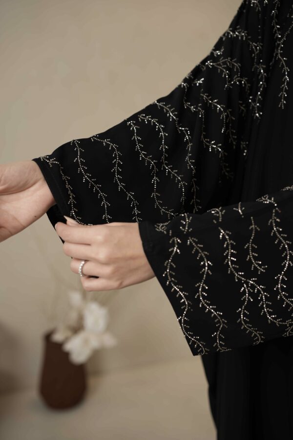 Asma’ Abaya (Black) - Image 3