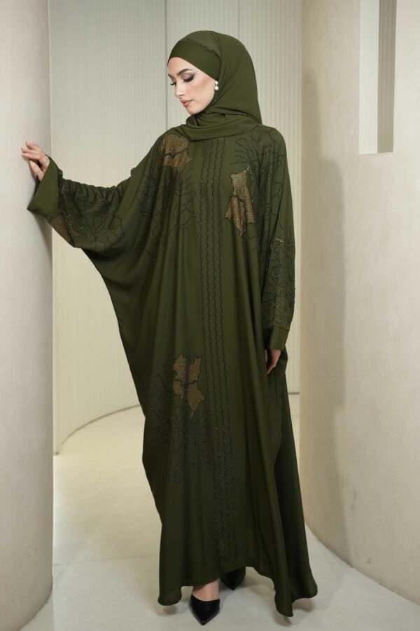 Halima Abaya (Olive Green)