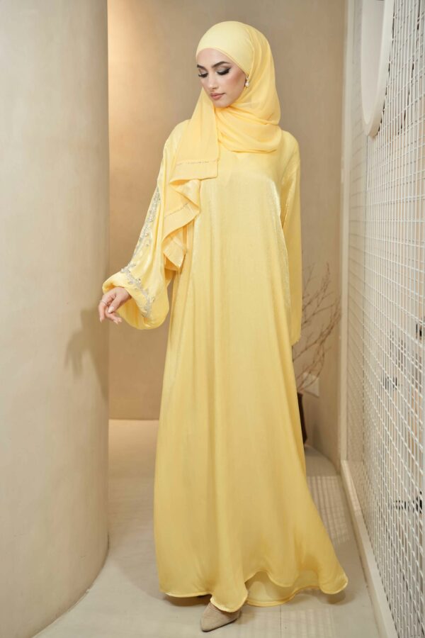 Kaifiya Abaya (Yellow)