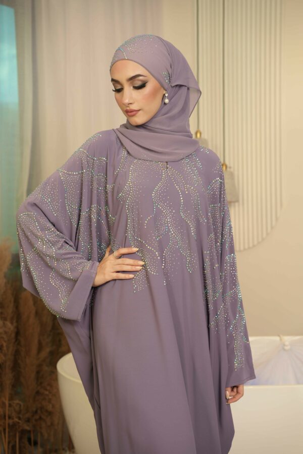 Widad Abaya (Dusty Lilac) - Image 4