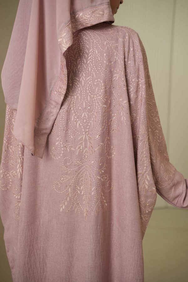 Habiba Abaya (Dusty Pink) - Image 3