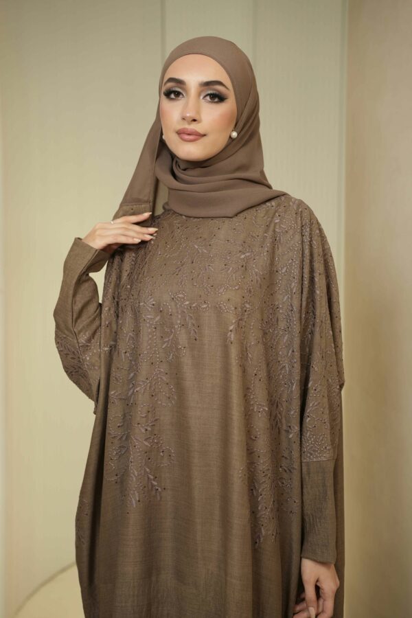 Habibah Abaya (Brown) - Image 2