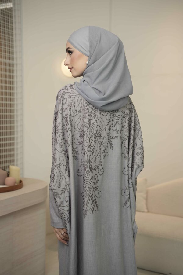 Habibah Abaya (Grey) - Image 5