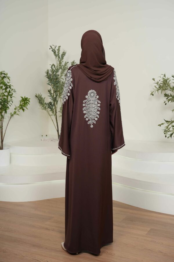 Lara Abaya (Dark Brown) - Image 3