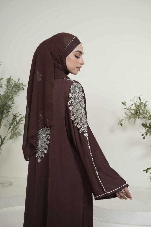 Lara Abaya (Dark Brown) - Image 2