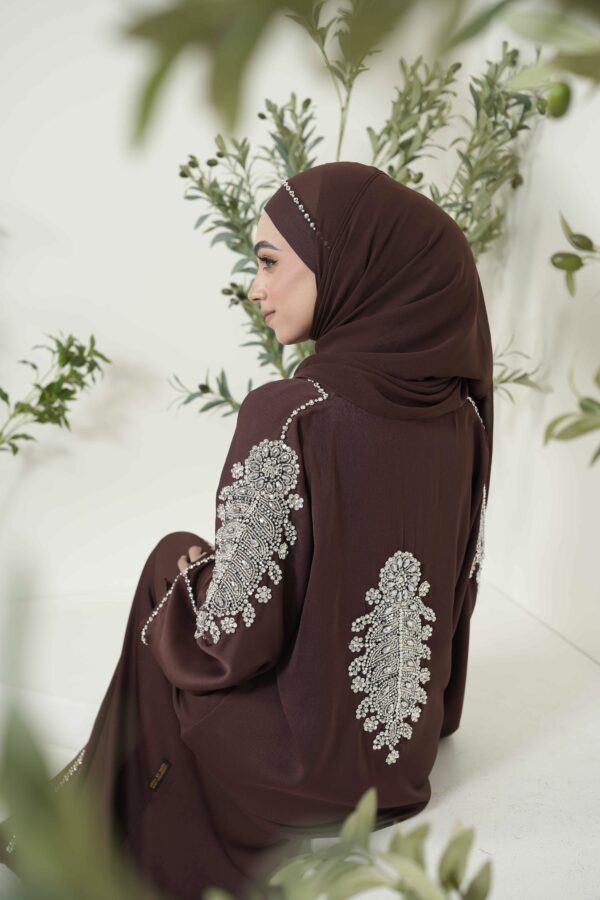 Lara Abaya (Dark Brown) - Image 4