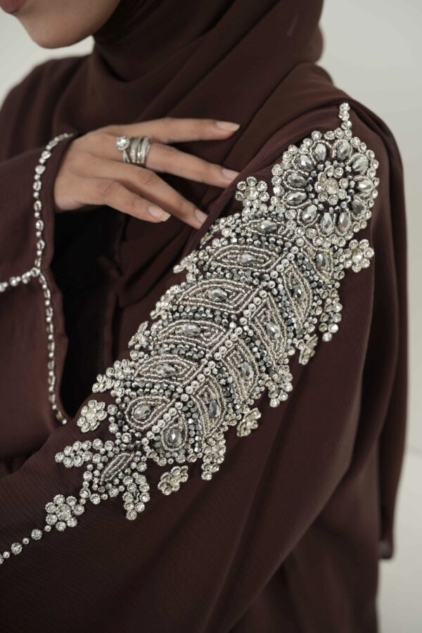 Lara Abaya (Dark Brown) - Image 5