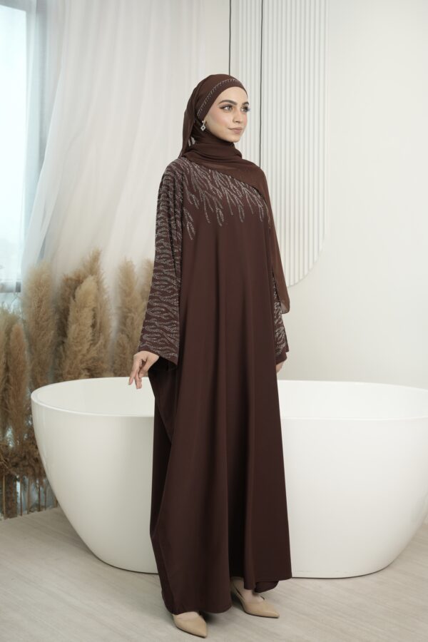Bella Abaya (Dark Brown)
