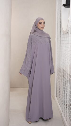 Bella Abaya (Dusty Lilac)