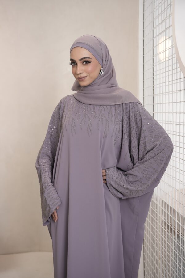 Bella Abaya (Dusty Lilac) - Image 5