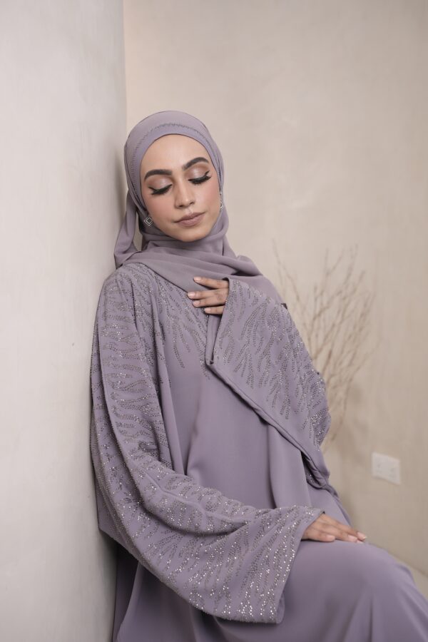 Bella Abaya (Dusty Lilac) - Image 2
