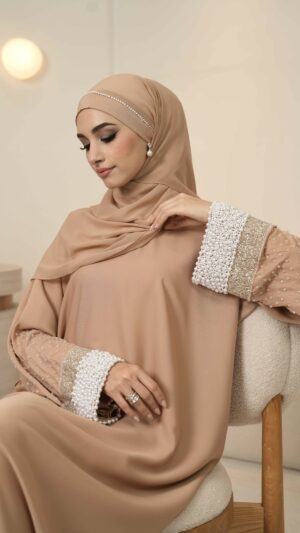 Nasha Abaya (Brown Beige)