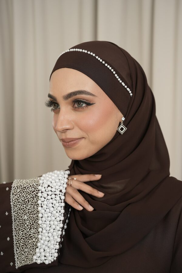 Nasha Abaya (Dark Brown) - Image 2