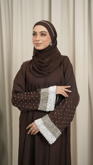 Nasha Abaya (Dark Brown)