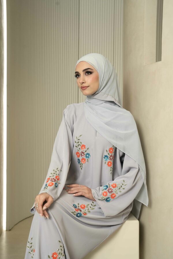 Emma Abaya (Light Grey) - Image 3