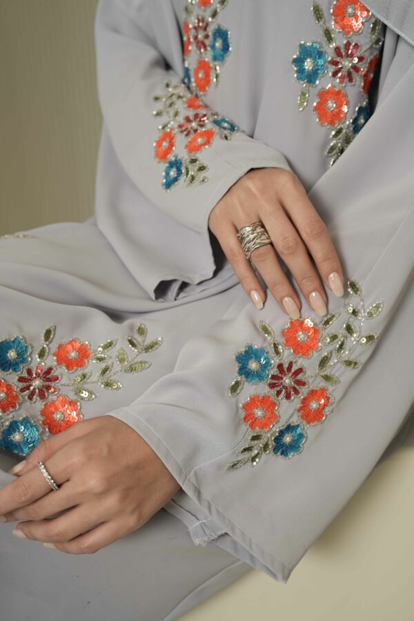 Emma Abaya (Light Grey) - Image 4