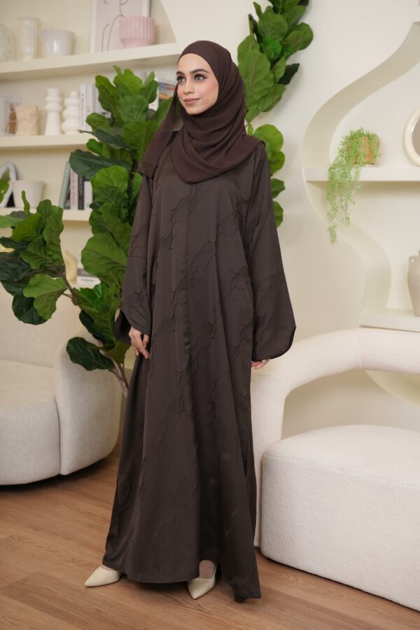 Salima Abaya (Dark Brown) - Image 2