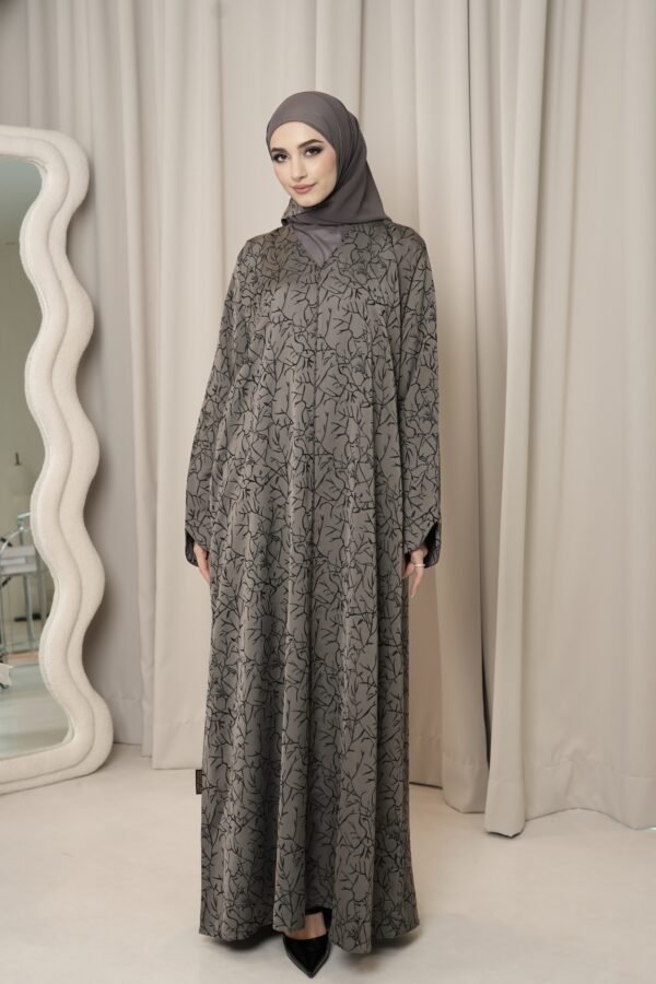 Ayna Abaya (Monument Grey) - Image 5