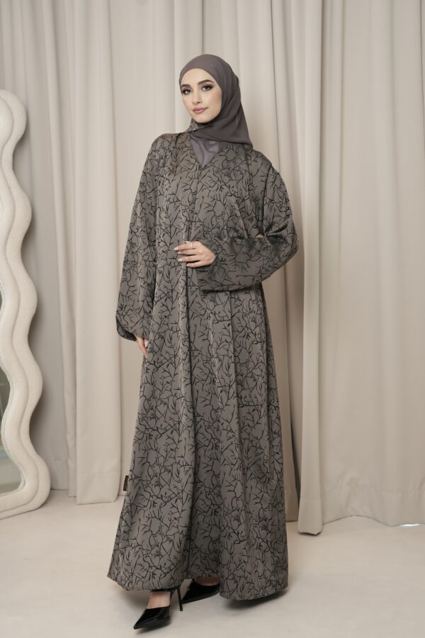 Ayna Abaya (Monument Grey) - Image 2