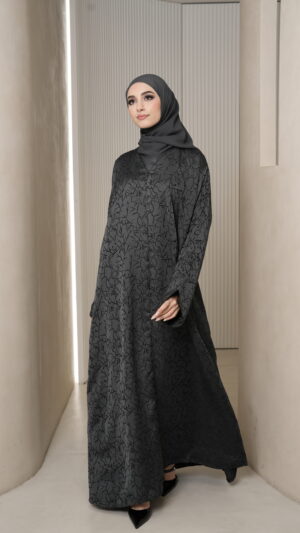 Ayna Abaya (Charcoal Grey)