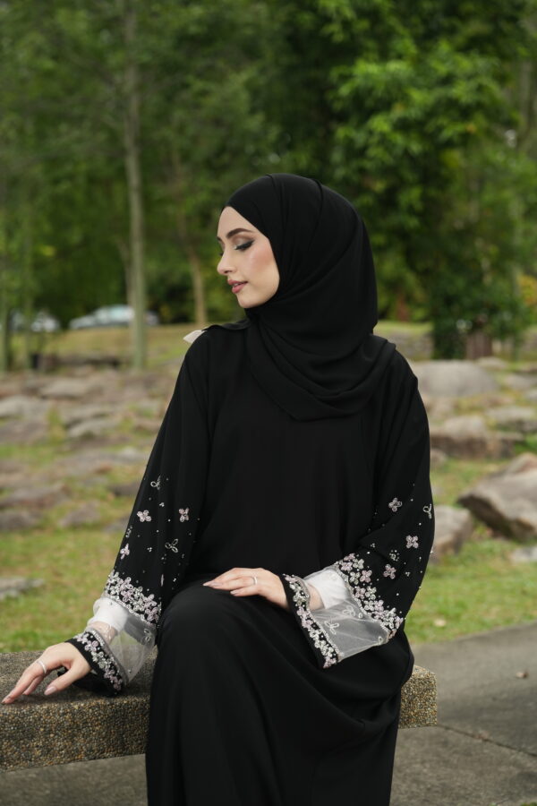Aiyla Abaya (Black) - Image 4