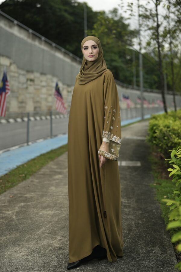 Aiyla Abaya (Olivine Yellow) - Image 2