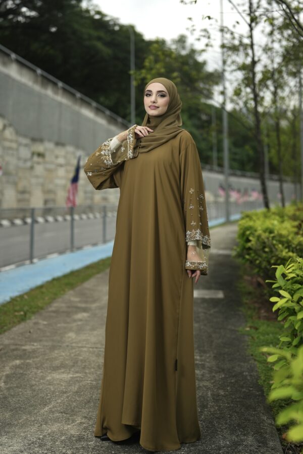 Aiyla Abaya (Olivine Yellow) - Image 4