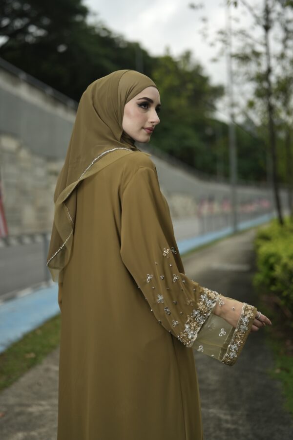 Aiyla Abaya (Olivine Yellow) - Image 5